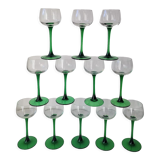 Set of 12 Luminarc Alsace wine glasses