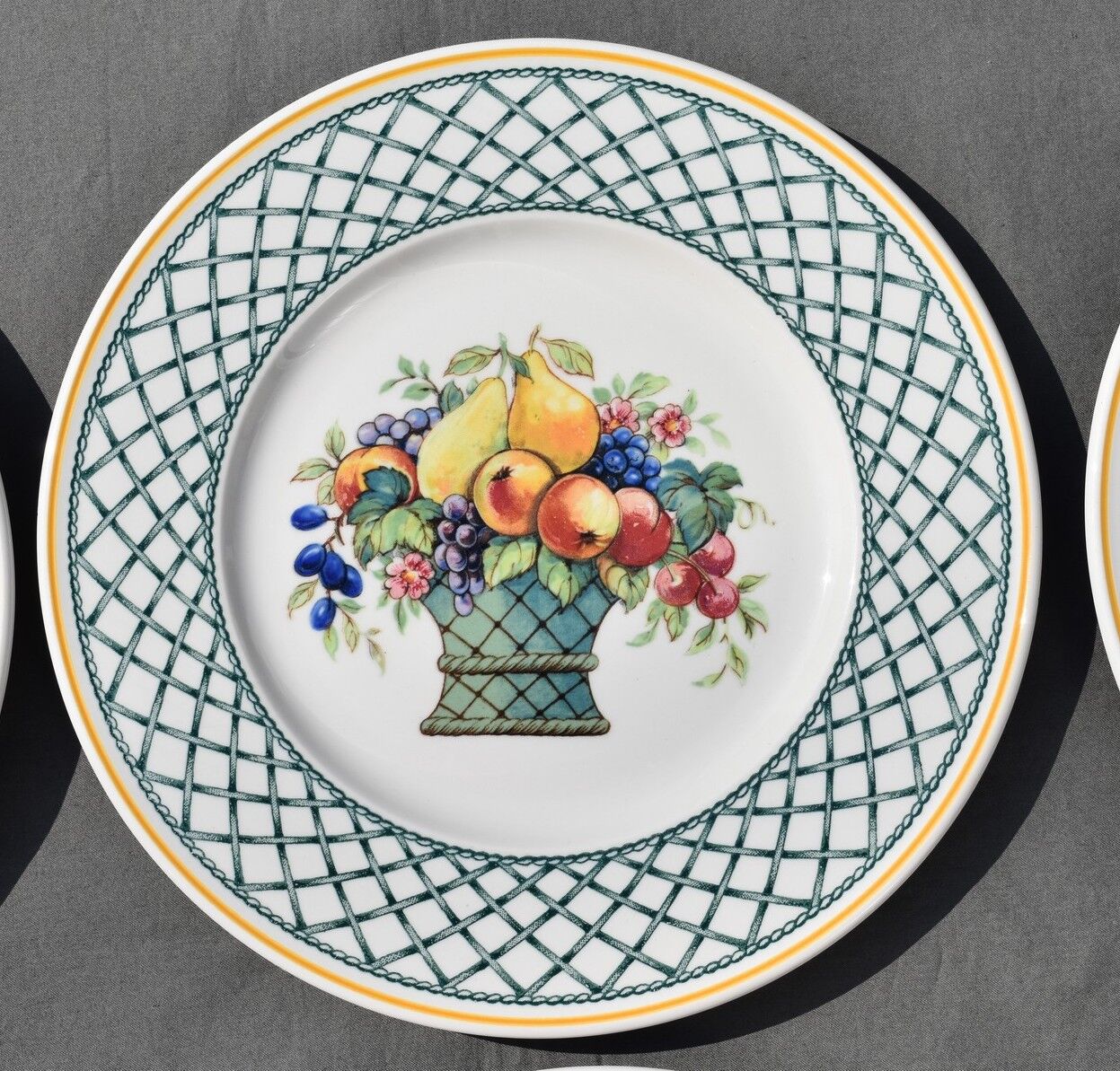 6 dessert plates Villeroy & Boch basket model