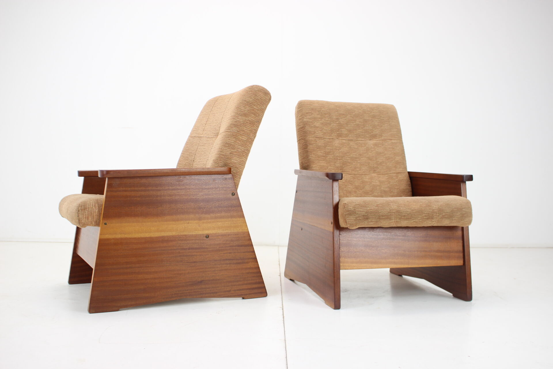 Pair of armchairs czechoslovakia, 1970s