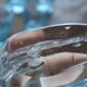 Crystal hand sculpture – Daum France paperweight