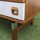 Commode scandinave vintage 1960 Teck & chrome