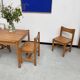 Table pin et chaises « hongisto » Ilmari Tapiovaara