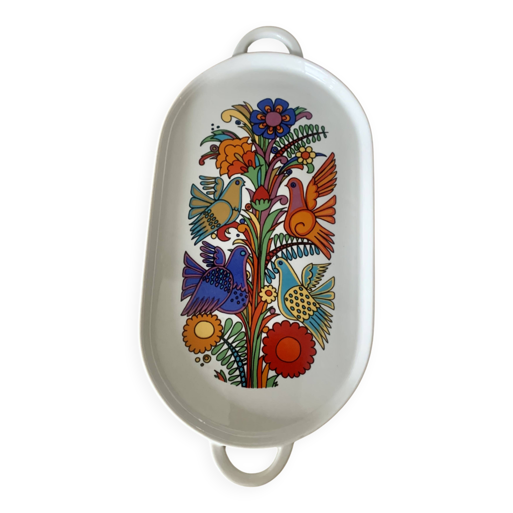 Plat de service Villeroy & Boch Acapulco 34 cm, années 1970