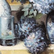 Nature morte, huile sur panneau, Jan Van Hoof