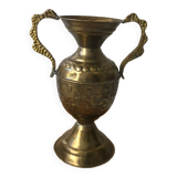 Amphora vase, bronze metal, antique style