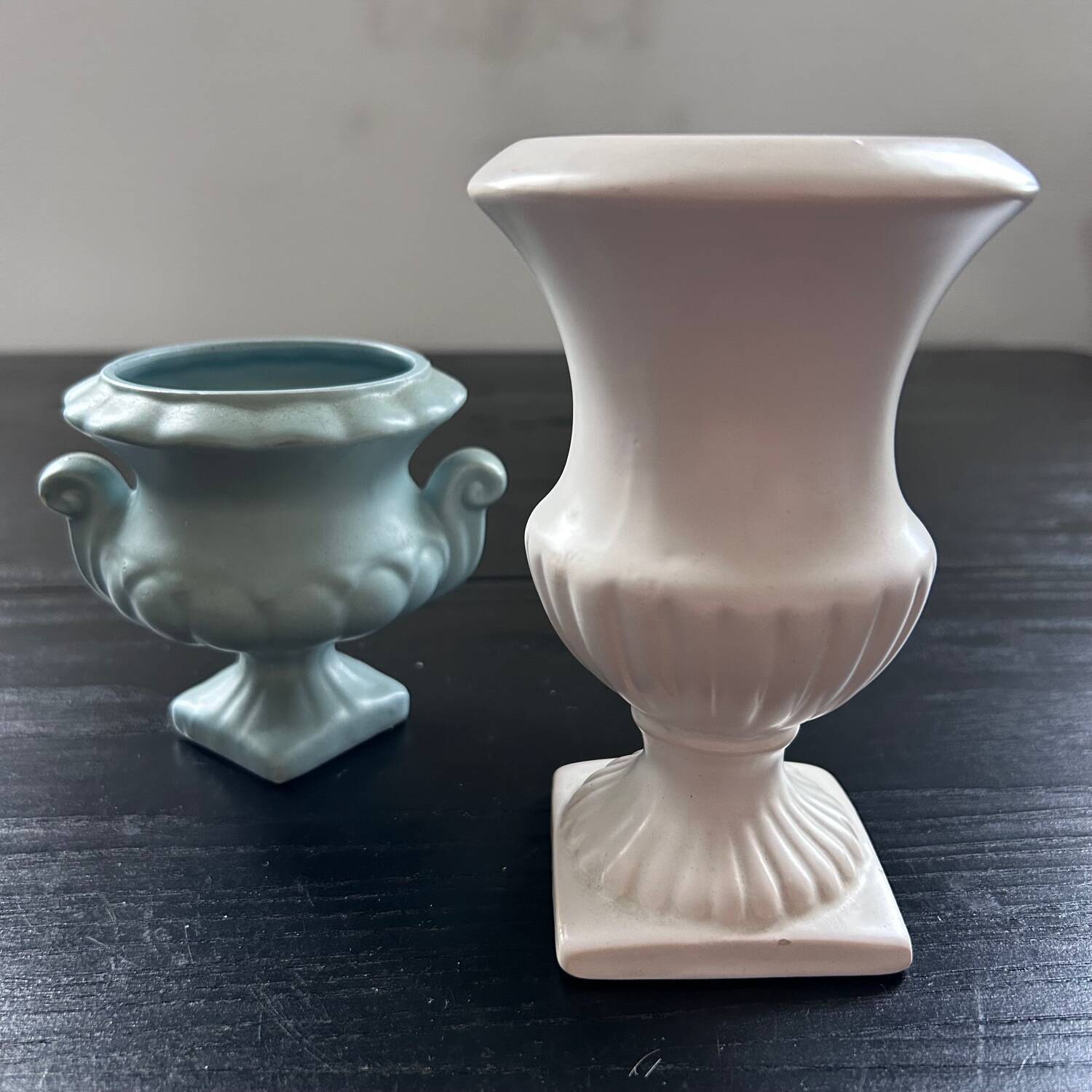 Pair of small Medici vases