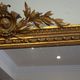 English giltwood overmantle mirror h161cm