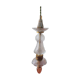 Glass and brass pendant lamp - n°1
