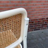 Cesca dining room chair designed by Marcel Breuer