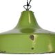 Industrial Italian Green Enamel Factory Pendant Lamp, 1960s