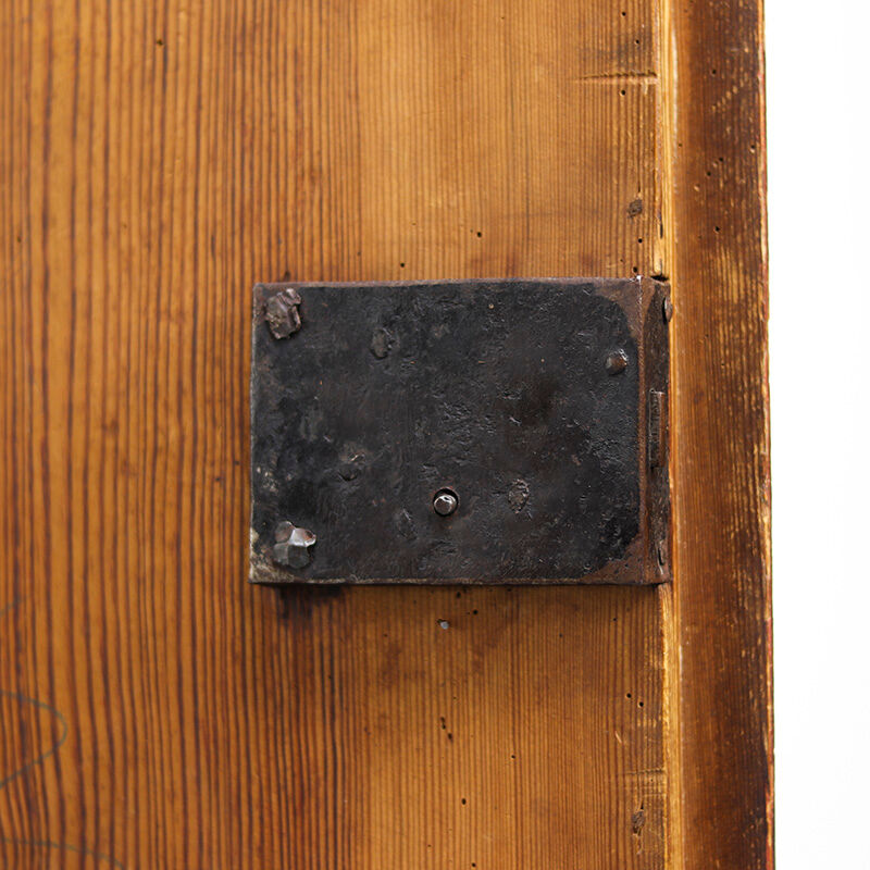 Cabinet de mariée peint d'art populaire, 1845