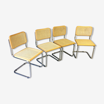 Série de 4 chaises B32 Marcel Breuer