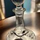 Decanter with pewter patterns
