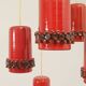Ceralux cascade lamp by Hans Welling for Ceramano, Germany, 1960s