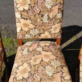 6 Louis XIV chairs in beech