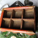 Asian wooden spice box