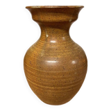 Brown ceramic vase