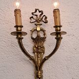 Gilded bronze wall lamp