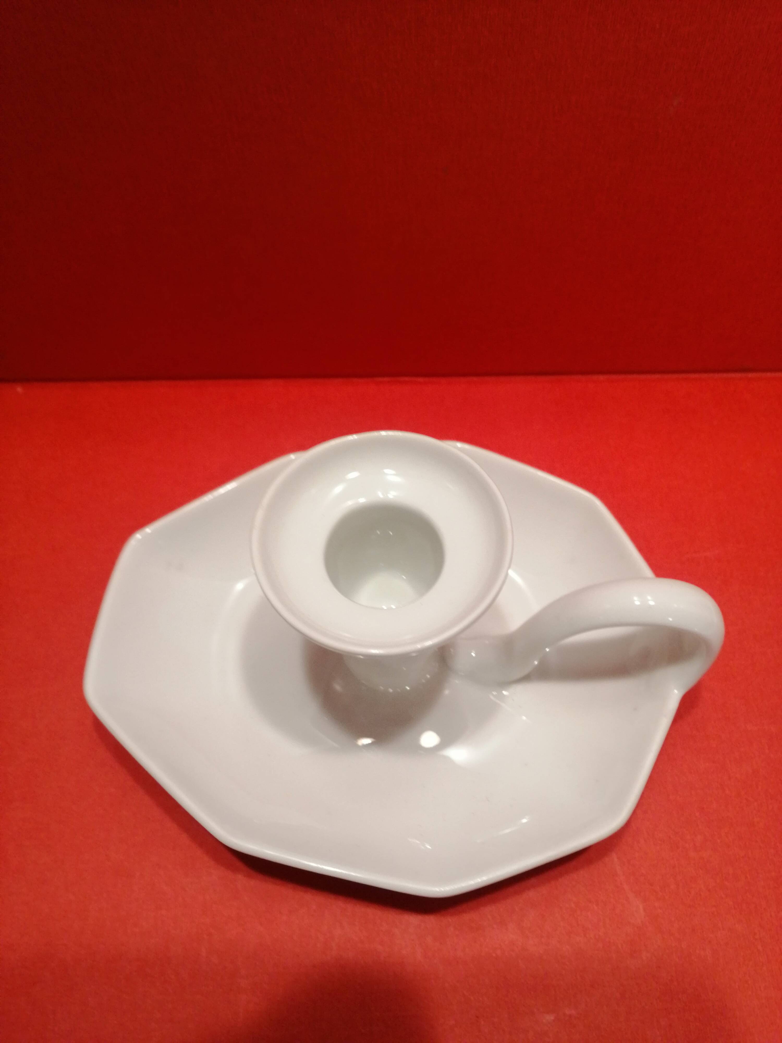 Candle holder rat-de-cave porcelain Haviland