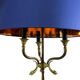 Paire de lampes bouillotes a décors de dauphins