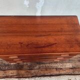 Vintage Scandinavian teak chest of drawers 1960