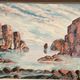Original Large Swedish Oil on Panel – “Coastal Landscape” – Signed – Vintage & Framed