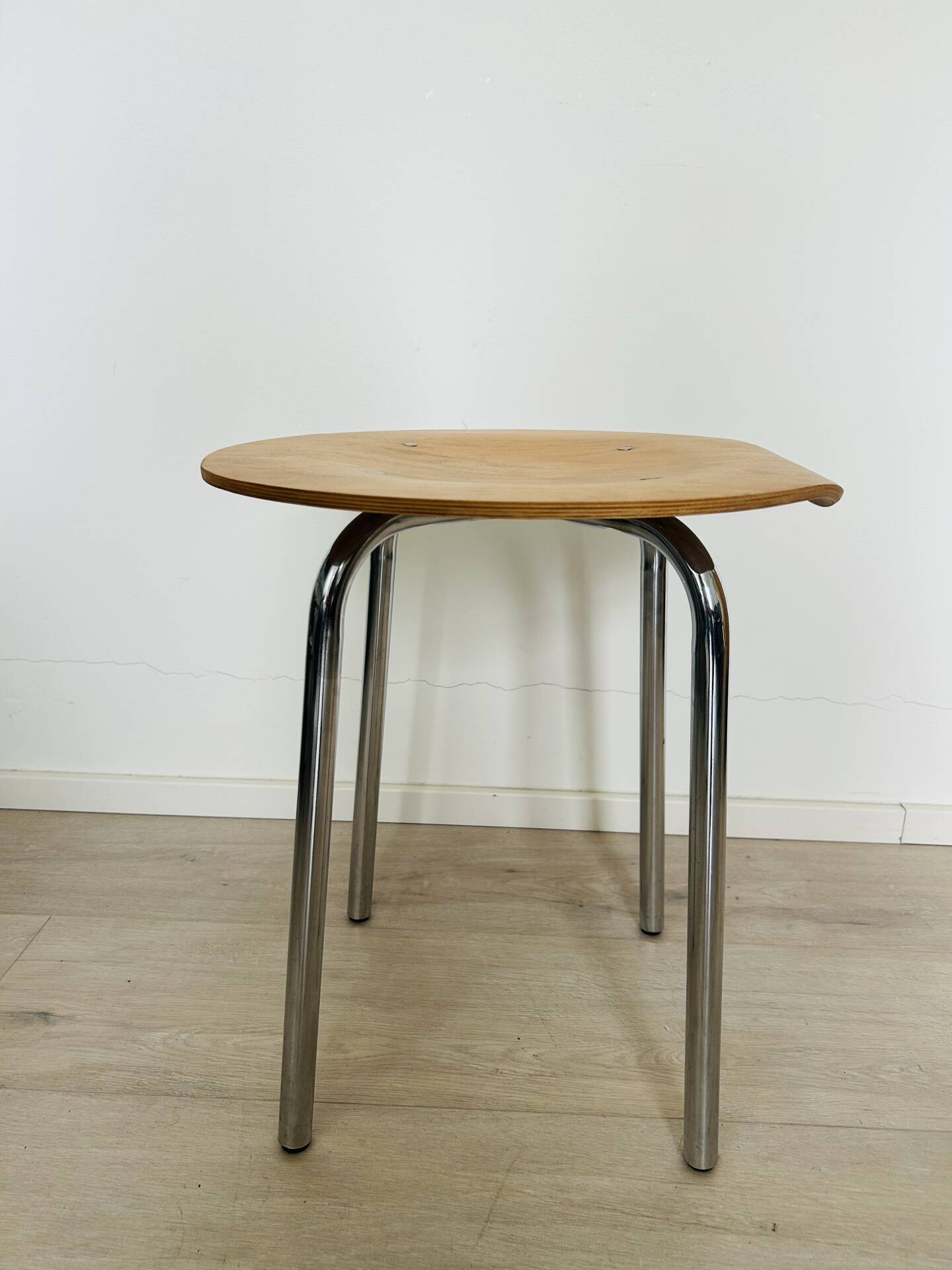 Vintage Wooden Ottoman by Kovona, Czechoslovakia 1970’s