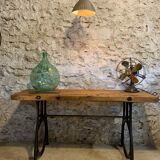 Established cast-iron stand shop console