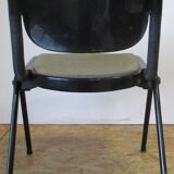 4 chaises Vertebra noires