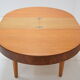 Mid-century  Round Folding dining table  by Jindrich Halabala ,Czechoslovakia,1950‘s.