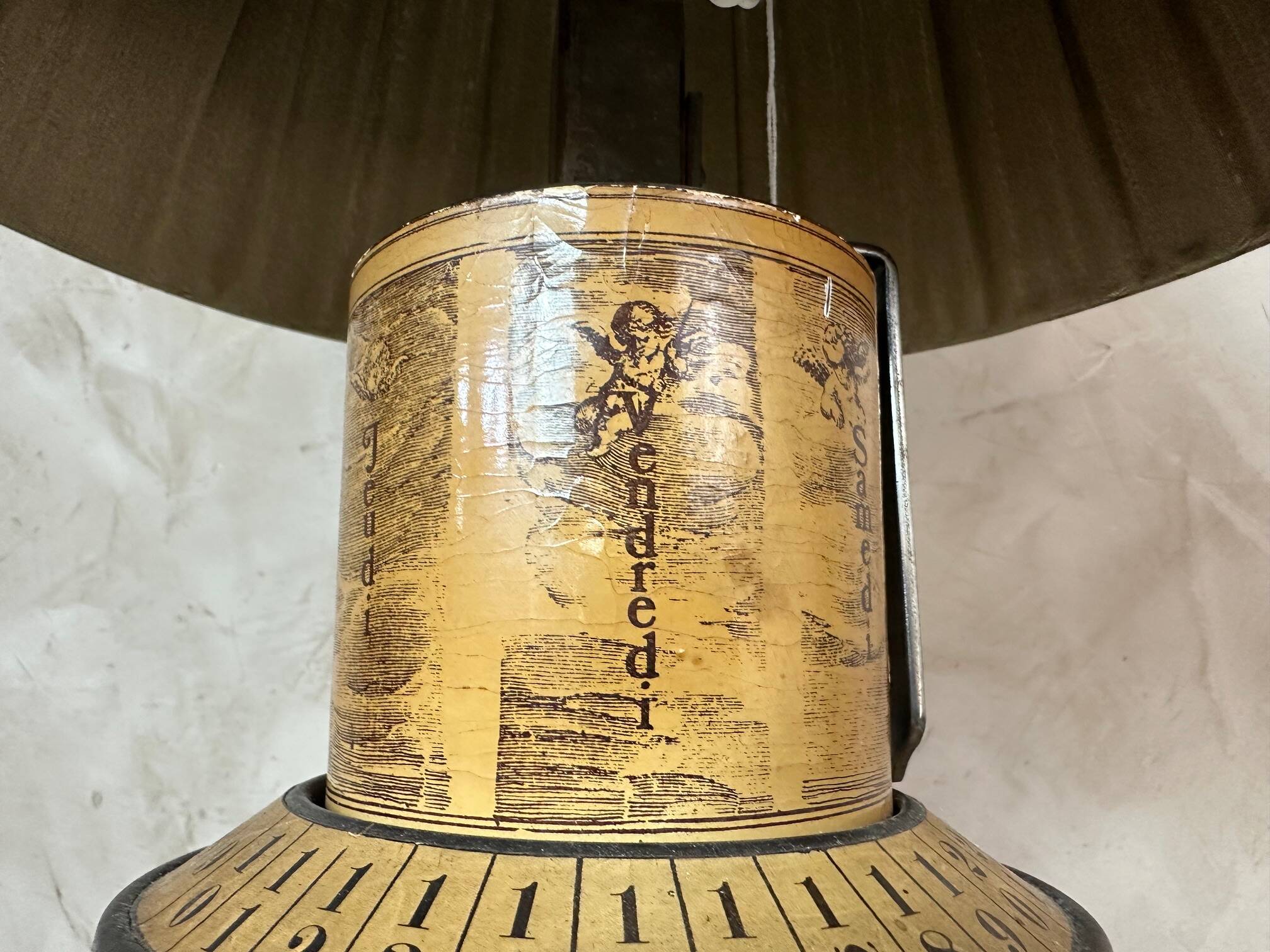 1920 Calendar Lamp