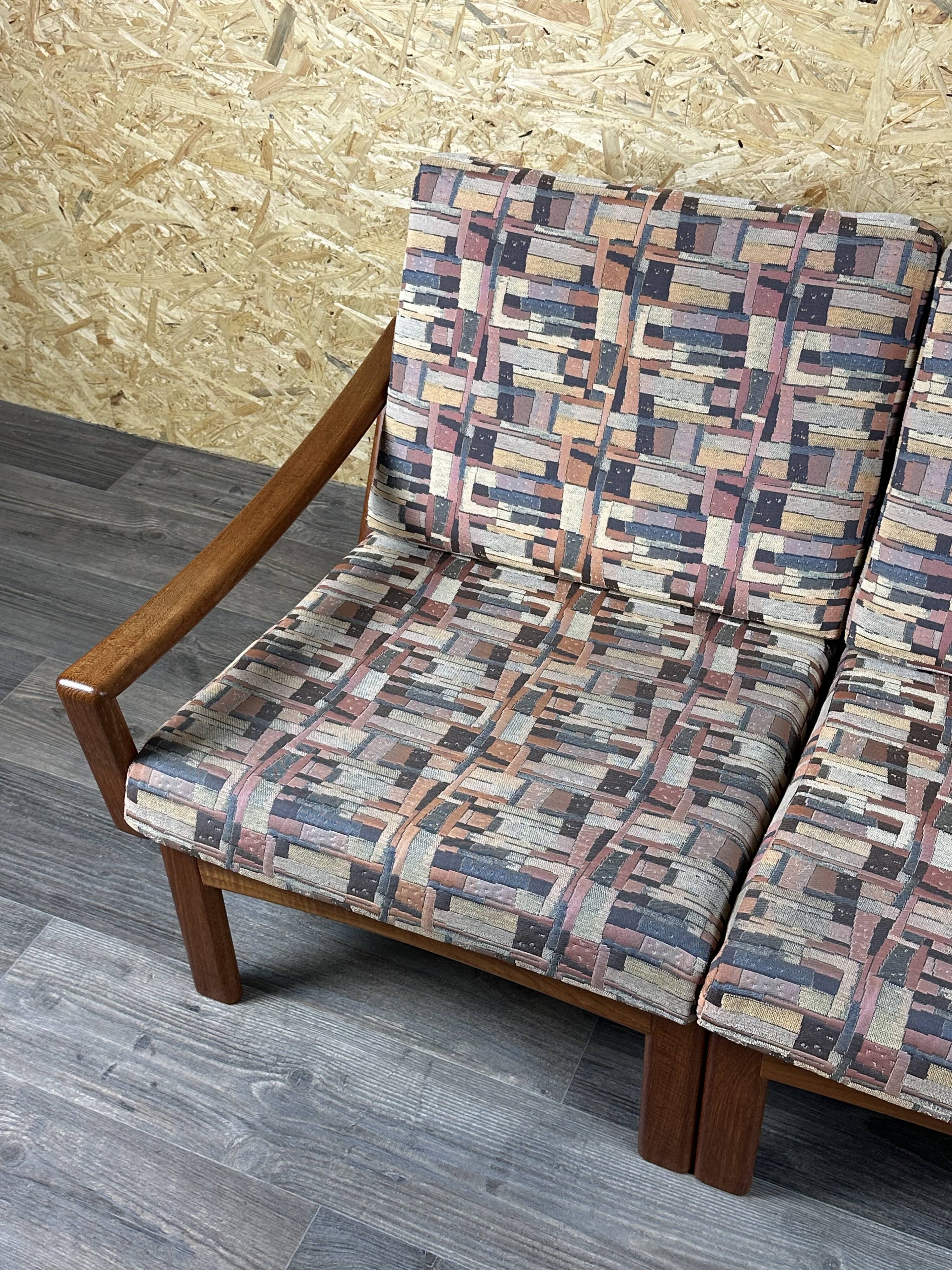 1960s/70s Teak 2-seater sofa by Glostrup Møbelfabrik Denmark Design