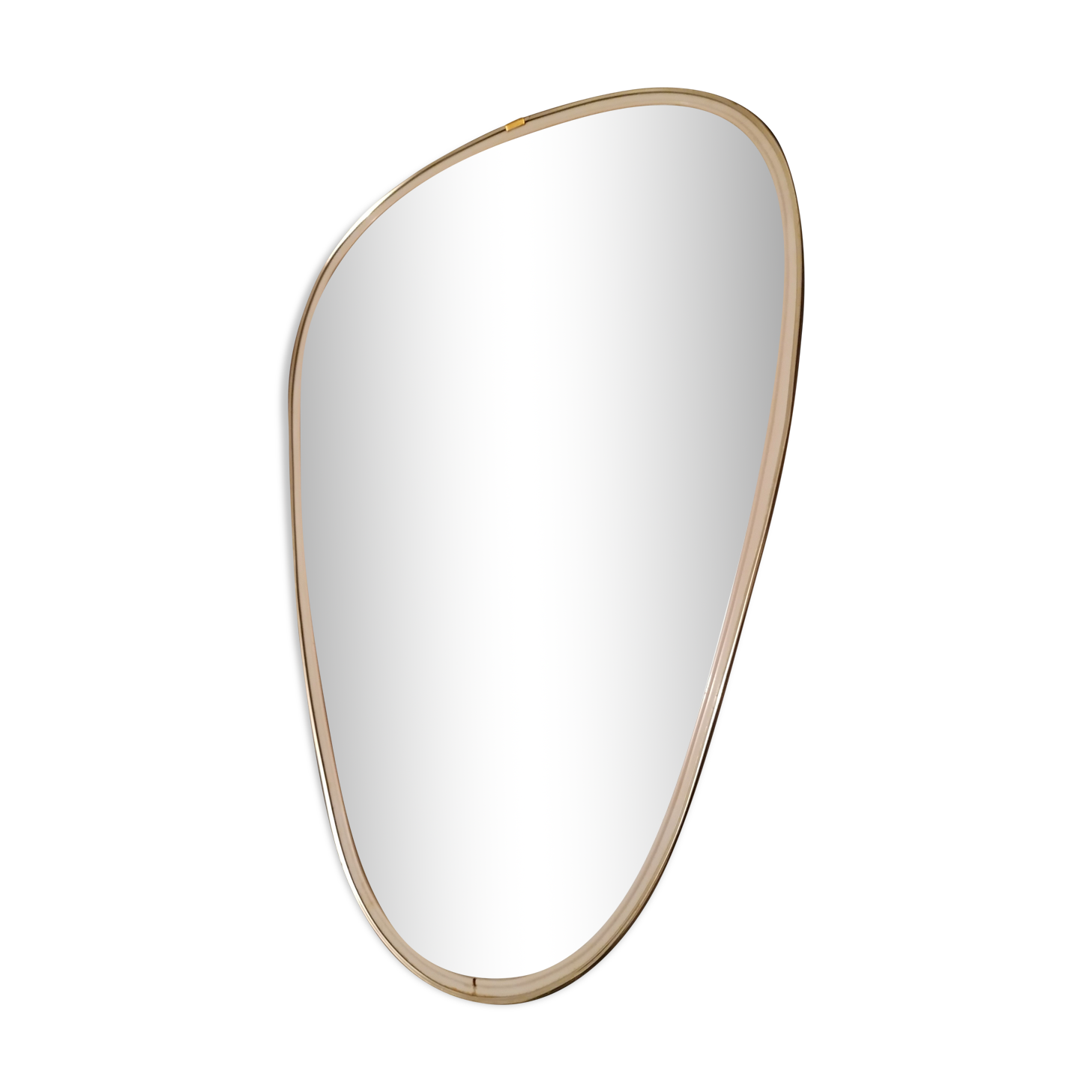 Miroir asymétrique forme libre vintage