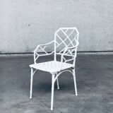 Calcutta Outdoor Armchair in Faux Bamboo by Hall Bradley for Brown Jordan, 1960s, Set of 4