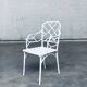 Calcutta Outdoor Armchair in Faux Bamboo by Hall Bradley for Brown Jordan, 1960s, Set of 4