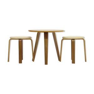 Set de 2 tabourets en contreplaqué