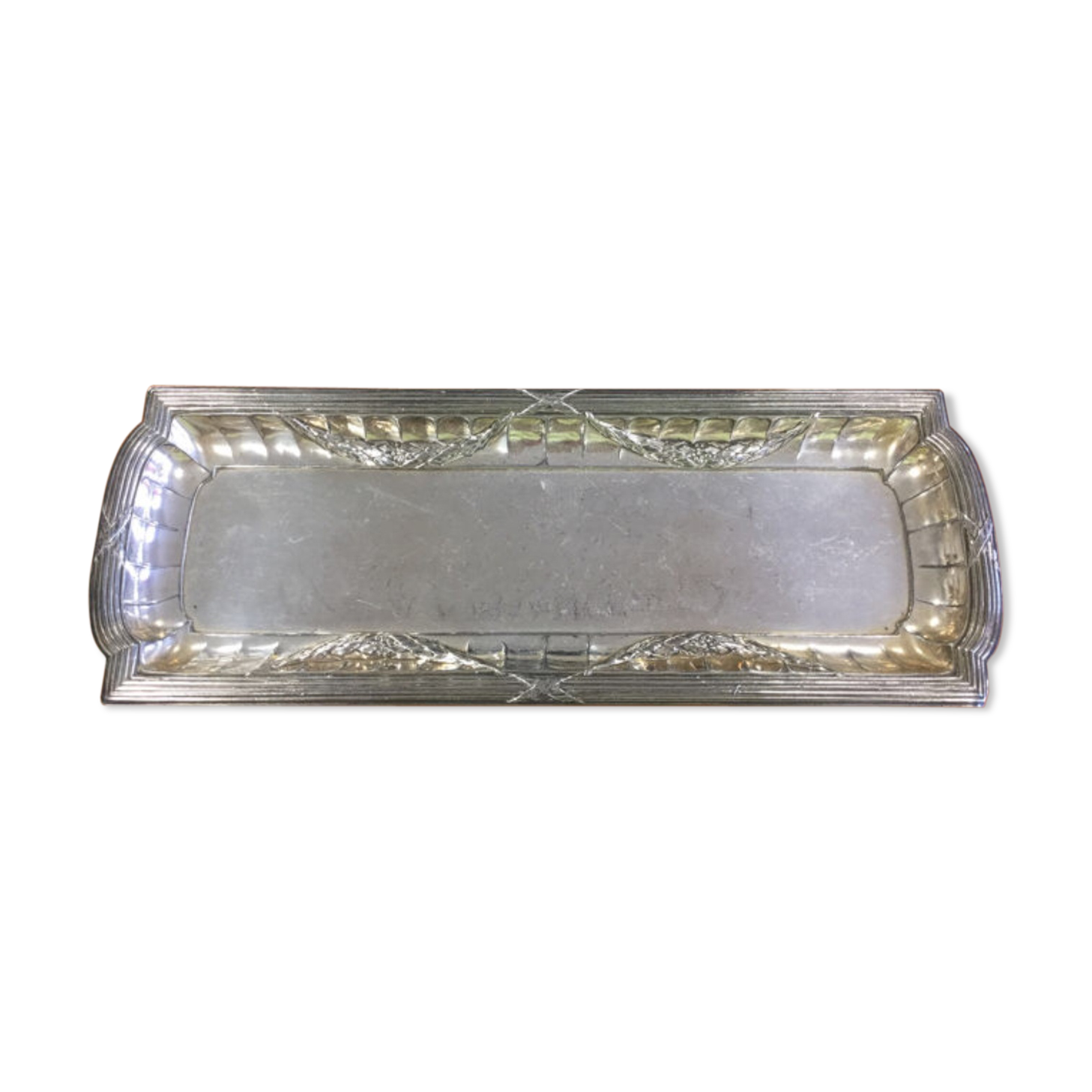 Plat à cake signé Gallia