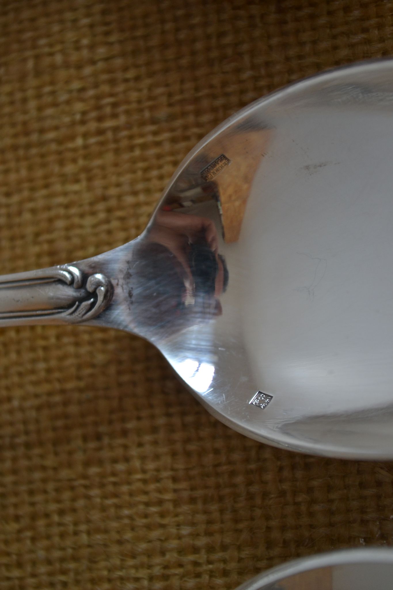 12 tablespoons metal argente orfevre frionnet francois
