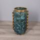 Large 1950s vintage decorated ceramic vase, Italian design