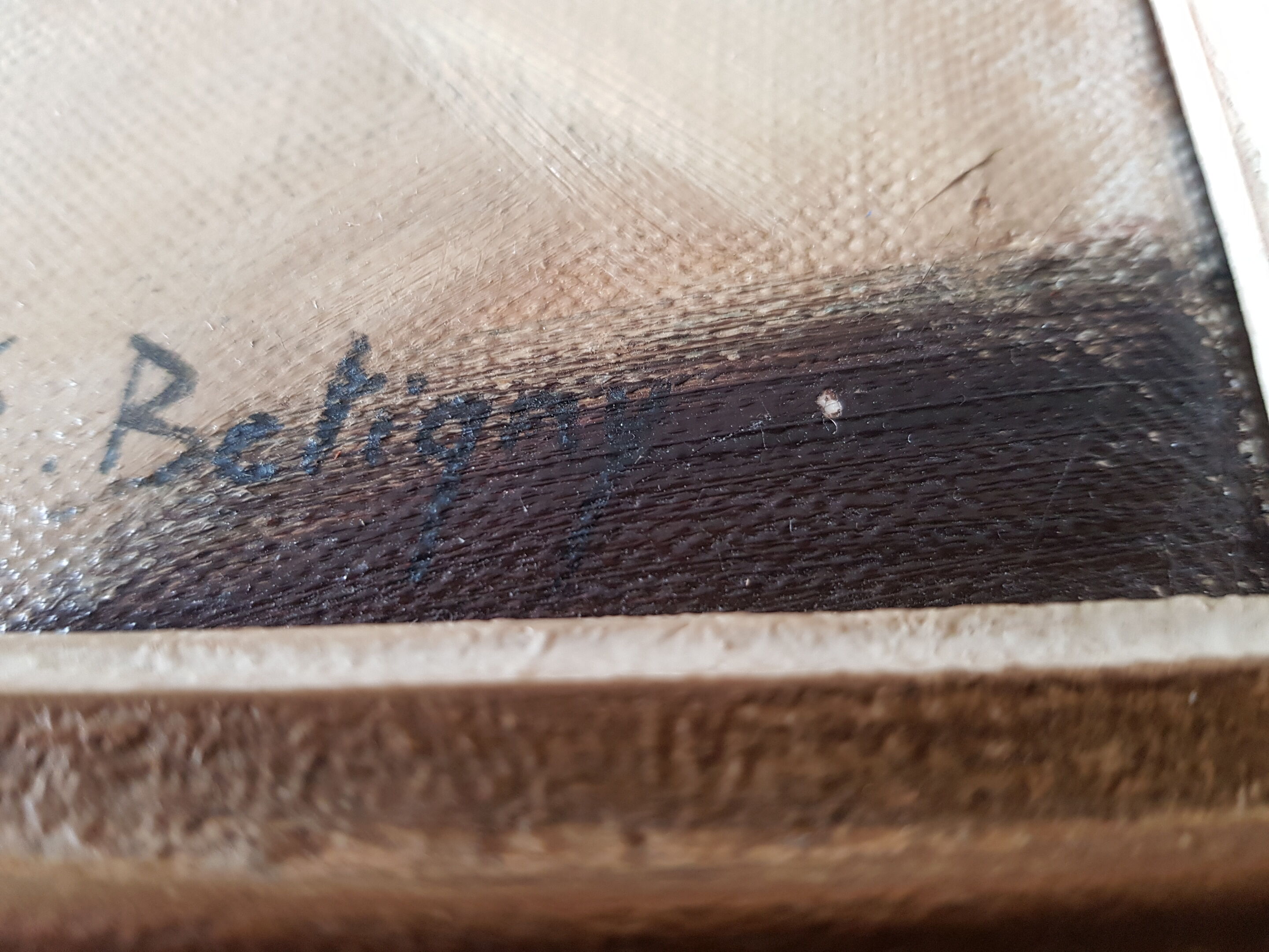 Still life Oil on canvas Ernest Betigny