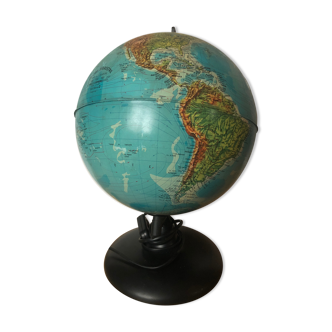 World map lamp