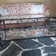 Table basse verre et fer
