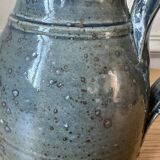 Stoneware pitcher signed Baudat