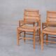 'Dordogne' Mid-Century Rush Dining Chairs