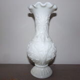 White opaline vase