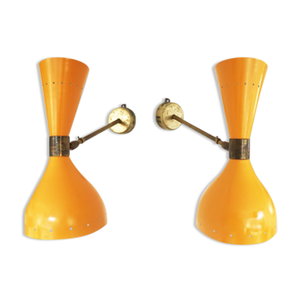 Wall lamp in the style of the Italian creations of the 50s