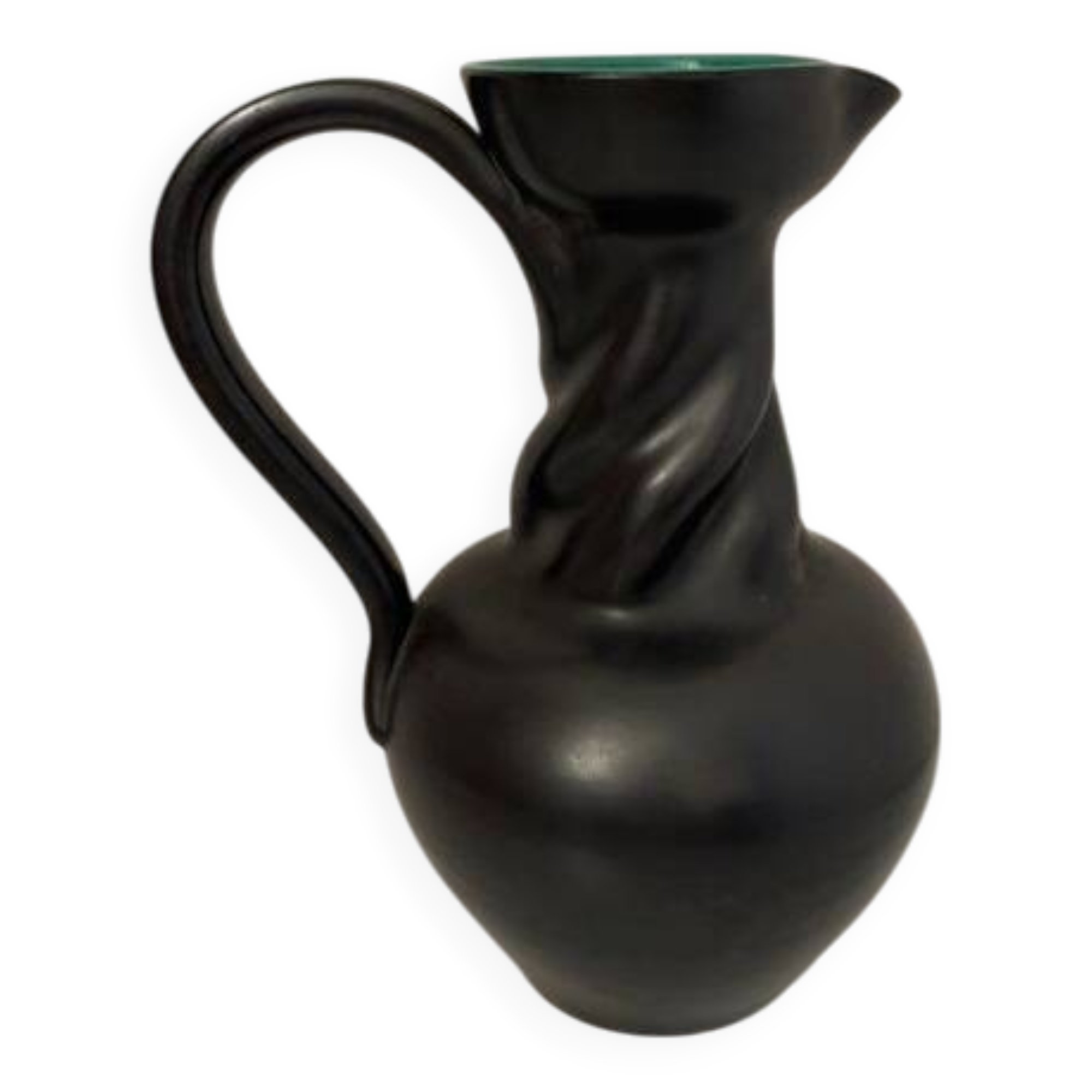 Vintage Elchinger ceramic pitcher signed