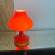 Vintage opaline orange bedside lamp štěpán tabera