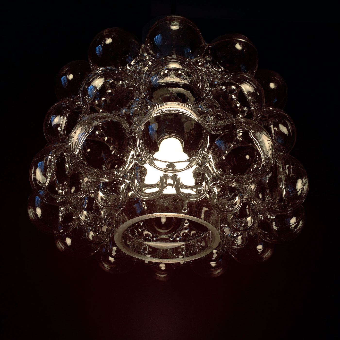 Bubble glass pendant lamp Helena Tynell