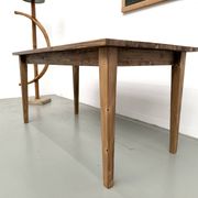 Table de ferme aux pieds fuseaux, L155 cm